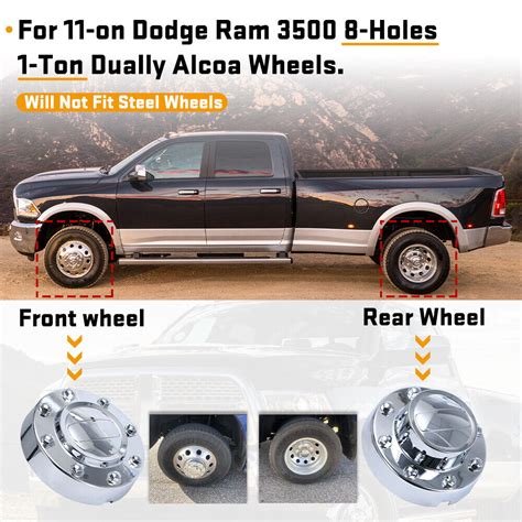 For Dodge Ram Dually Ton Truck Alcoa Wheels Center Hub