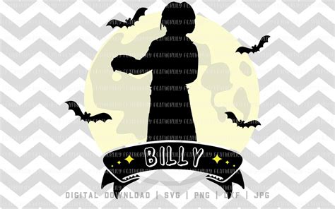 Billy Butcherson Hocus Pocus Halloween Zombie SVG Etsy