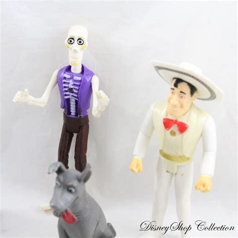 Ensemble De 4 Figurines Coco Disney Pixar Dante Mama Imelda Ernesto