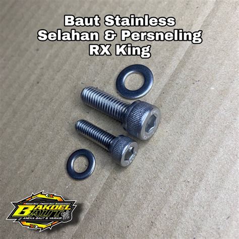 Jual Baut Selahan Dan Persneling RX KING Baut L Stainless 100