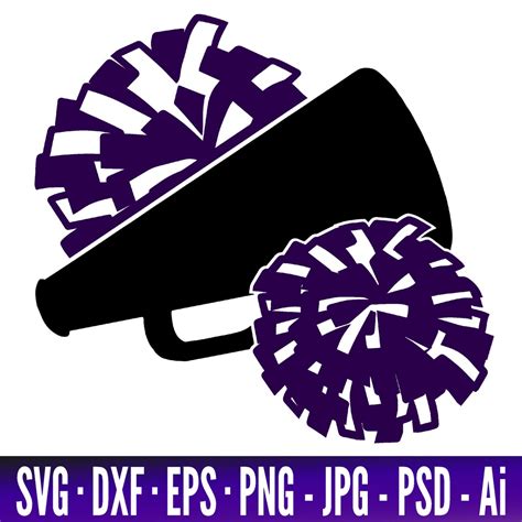 Cheer Megaphone Svg Cheer Svg Megaphone Svg Cheerleader Etsy Finland