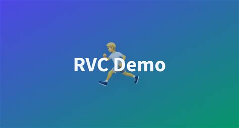 Retrieval Based Voice Conversion Webui Ipynb Yash Ai Rvc Demo At Main