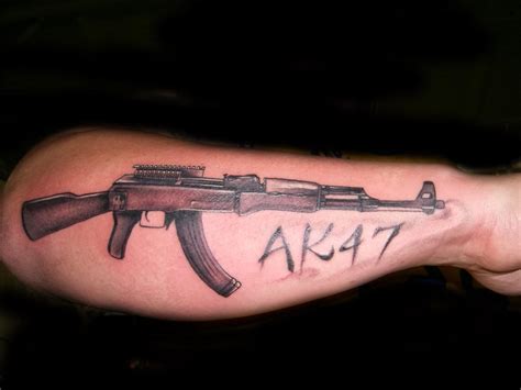 AK47 tattoo by hatefulss on DeviantArt