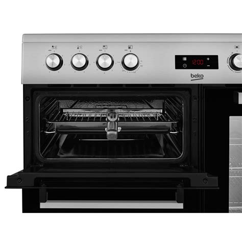 Refurbished Beko Kdvc90x 90cm Electric Range Cooker Stainless Steel