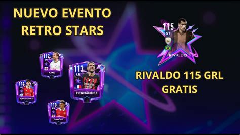 NUEVO EVENTO EN FIFA MOBILE RIVALDO 115 GRATIS YouTube