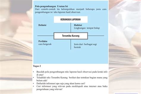 Pola Pengembangan Teks Laporan Terumbu Karang Kunci Jawaban Bahasa Indonesia Kelas 7 Halaman