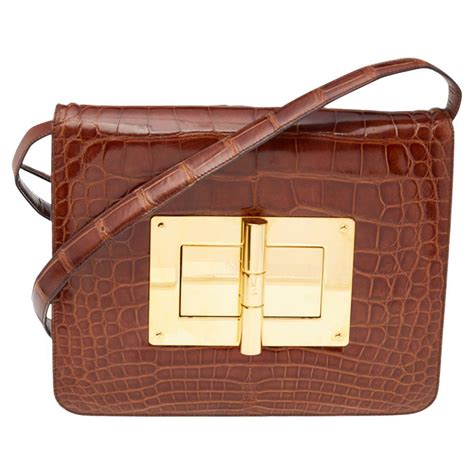 Tom Ford Jennifer Shoulder Bag Suede With Leather Medium At 1stdibs