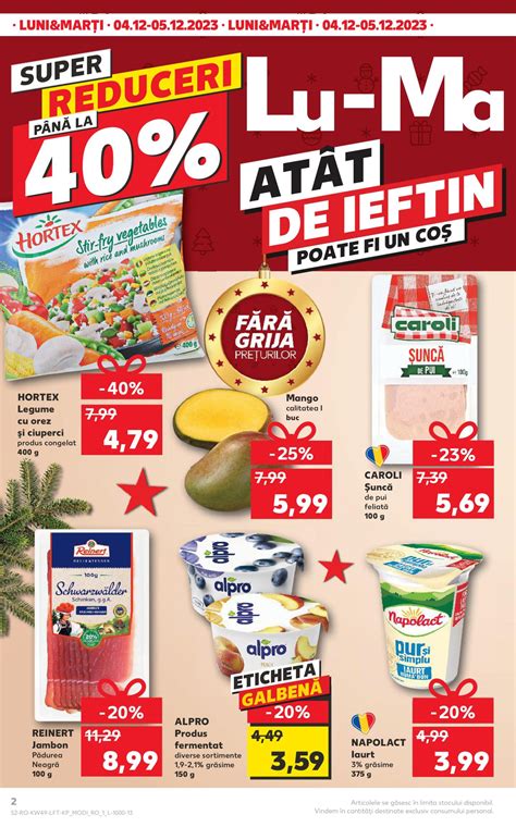 Oferte Kaufland Luni Si Marti Decembrie Catalog Az