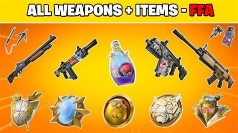 All Weapons Ffa By Mongrxxl Fortnite Creative Map Code