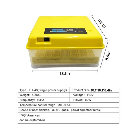 Buy Axonl Egg Incubator With Humidity Display Digital Eggs