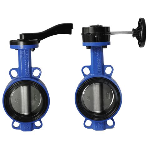 Wafer Lug Center Line Butterfly Valve With Epdm Seat Ductile Iron Body