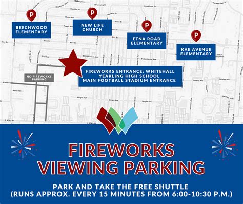 Fireworks Viewing Party Whitehall Oh Official Website