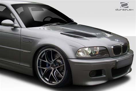 2004 Bmw M3 0 Fiberglass Hood Body Kit 2001 2006 Bmw M3 E46 2dr Duraflex Gtr Hood 1 Piece