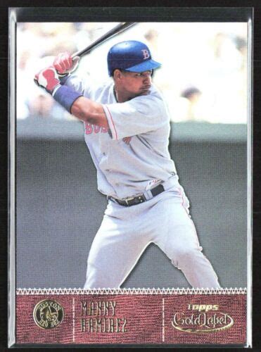 Manny Ramirez Topps Gold Label Class A Boston Red Sox Ebay