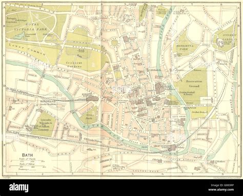 Bath town map hi-res stock photography and images - Alamy