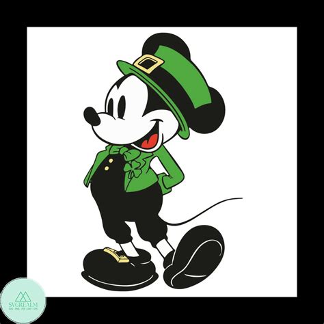 Mickey Happy Saint Patrick Day Svg Patrick Svg Happy Saint Inspire