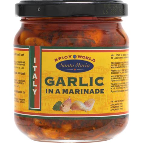 Garlic In A Marinade Santa Maria