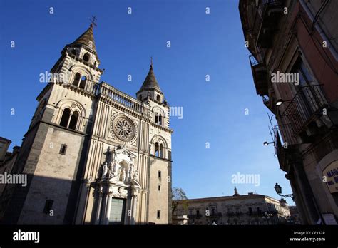 The Cathedral Of Acireale Acireale Sicily Italy Stock Photo Alamy