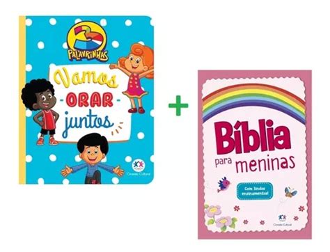 Kit Livros Infantil Palavrinhas Vamos Orar Juntos B Blia Para