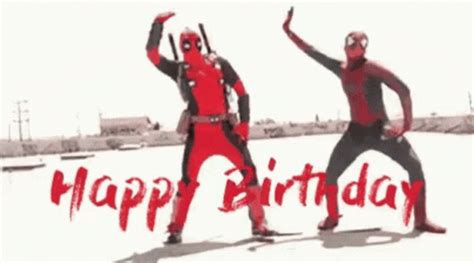 Marvel Happy Birthday GIF - Marvel Happy Birthday Dance - Discover ...