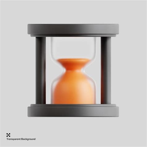 Premium Psd 3d Render Hourglass Sand Clock