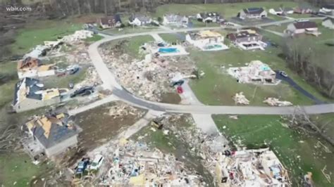 Aerial Before And After Storm Comparisons Following Devastating