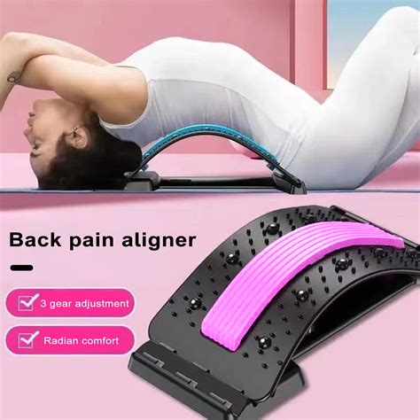 Kuorak Back Stretcher Lightweight Portable Lumbar Traction Device Eco