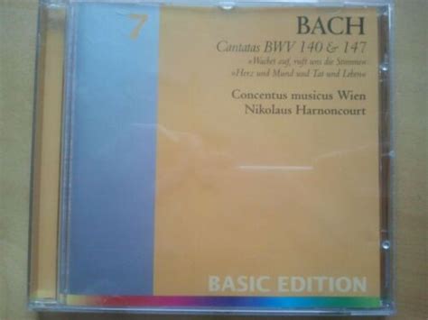 Bach Cantatas Bmv Cd Ebay