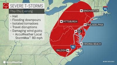 High winds and thunderstorms forecast for Lancaster County Thursday ...