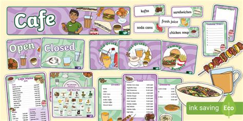 Qatar Cafe Role Play Pack Teacher Made Twinkl