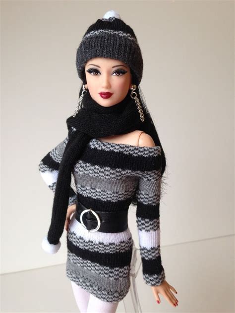 Handmade Ooak Ensamble For Barbie Basics Silkstone Fashion Royalty