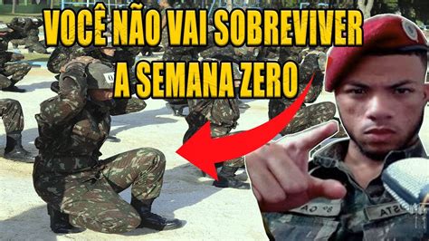 COMO AGUENTAR A SEMANA ZERO EXÉRCITO BRASILEIRO YouTube