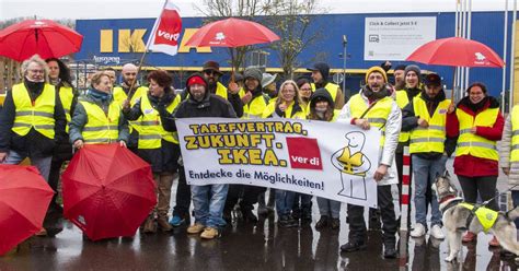 Warnstreik Bei Ikea Saarlouis Vor Tarifverhandlung Einzelhandel