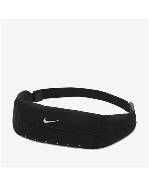 Nike Synthetic Expandable Fanny Pack In Blacksilverblack Black For