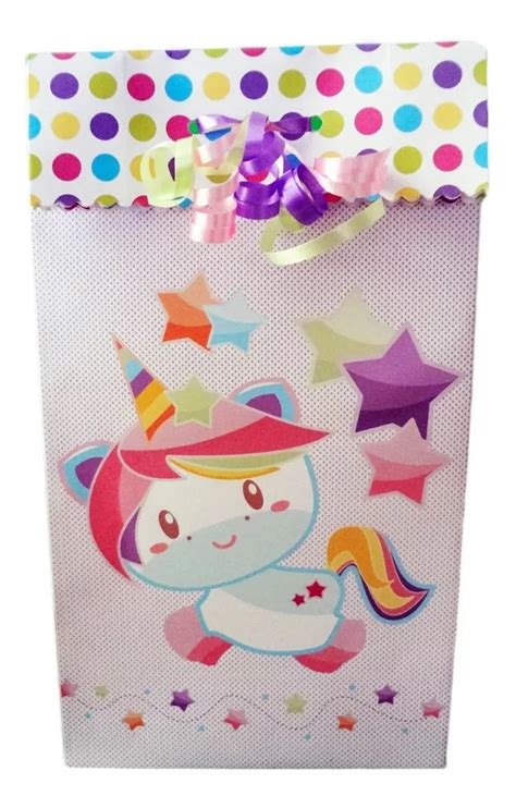 Bolsas Dulceros Infantiles Unicornio Fiesta Infantil Mebuscar M Xico