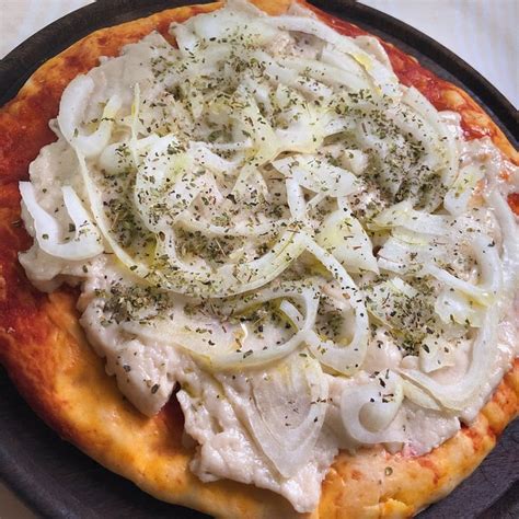 Es por ahí vegane Pizza Fugazzeta de Cajú Reviews abillion