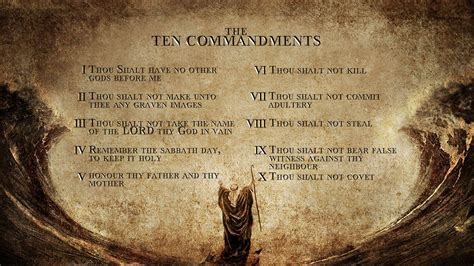 The Ten Commandments Wallpapers - Wallpaper Cave