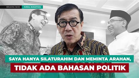 Kunjungi Pbnu Menkumham Tegaskan Tidak Bahas Politik Youtube