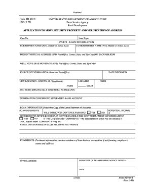 Fillable Online Forms Sc Egov Usda Form RD 450 5 Rev 6 98 UNITED