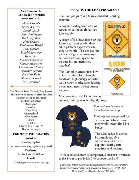 Cub Scout Den Meeting Agenda Template