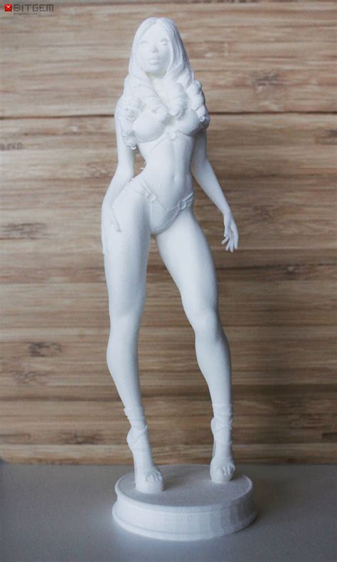 3D Print Aleysha Figurine 180mm By Bitgem On DeviantArt