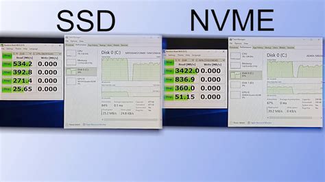 Nvme Vs Ssd Crystaldiskmark Speed Test Youtube