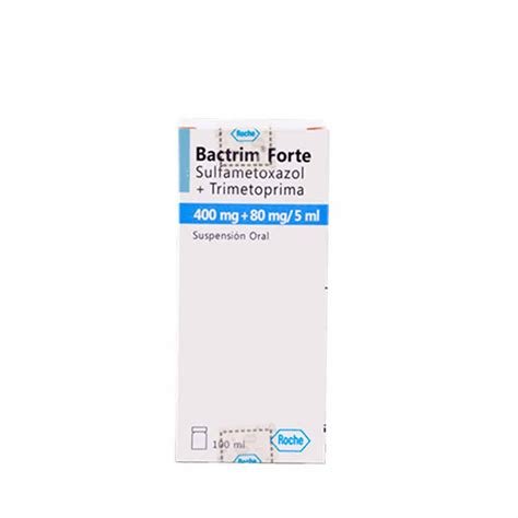 Bactrim Forte SuspensiÓn Oral 400 Mg80 Mg5 Ml 100 Ml Boticas Maxfarma