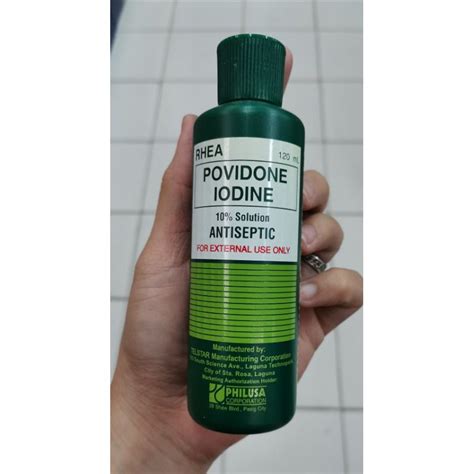 【ready Stock】 Rhea Povidone Iodine 10 Solution Antiseptic 15ml 30ml