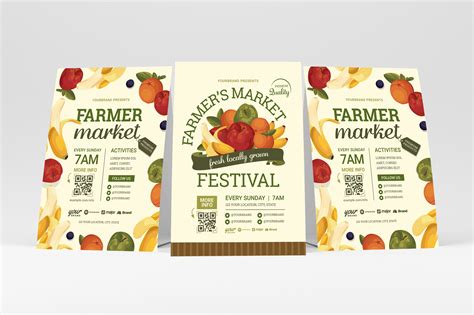 Farmers Market Flyer Templates [PSD, Ai, Vector] - BrandPacks