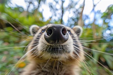 Premium Photo Panda Close Up Portrait Fun Animal Looking Into Camera