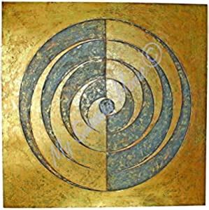 Amazon My Swanky Home Gold Metal Swirl Spiral Wall Art Modern