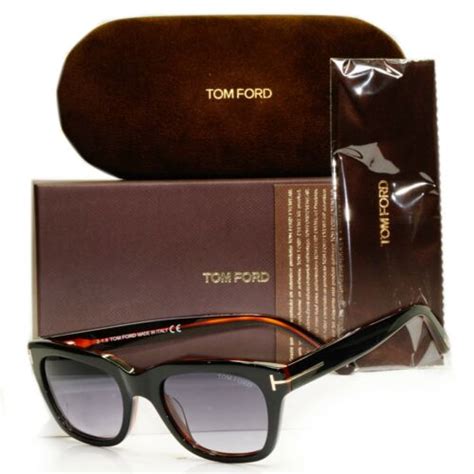 Authentic TOM FORD Sunglasses Black Spectre Snowdon TF 237 05B 52mm