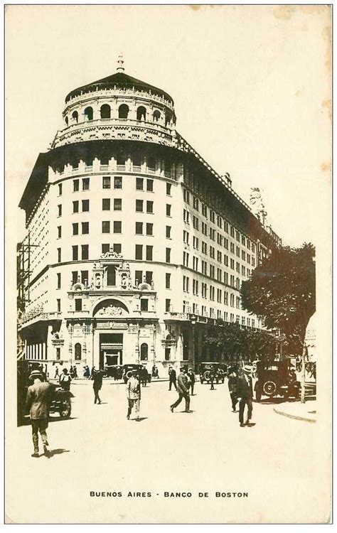 Argentine Buenos Aires Banco De Boston Photo Carte Postale