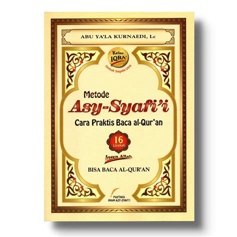 Jual Buku Metode Asy Syafii Cara Praktis Baca Al Quran Abu Yala